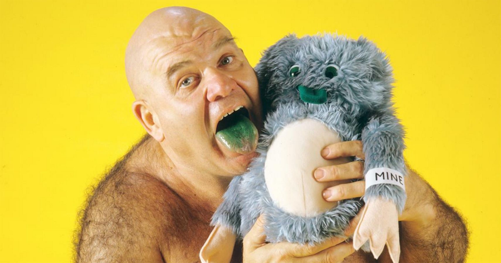 George "The Animal" Steele came to the ring with his stuffed animal, "Mine"
