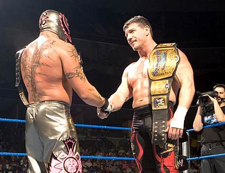 Rey Mysterio and Eddie Guerrero WWE Tag Team Champions