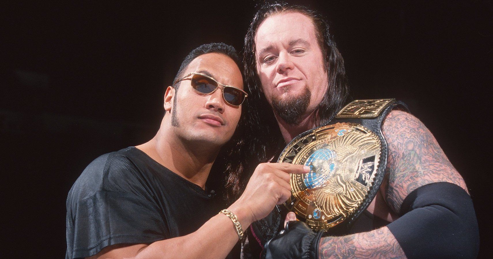The Rock and Undertaker in wwe