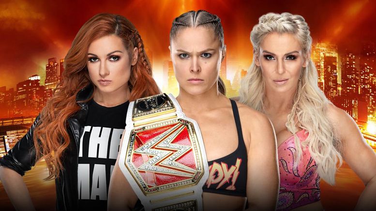 WWE, RAW, WrestleMania, Triple Threat, Charlotte Flair, Becky Lynch, Ronda Rousey