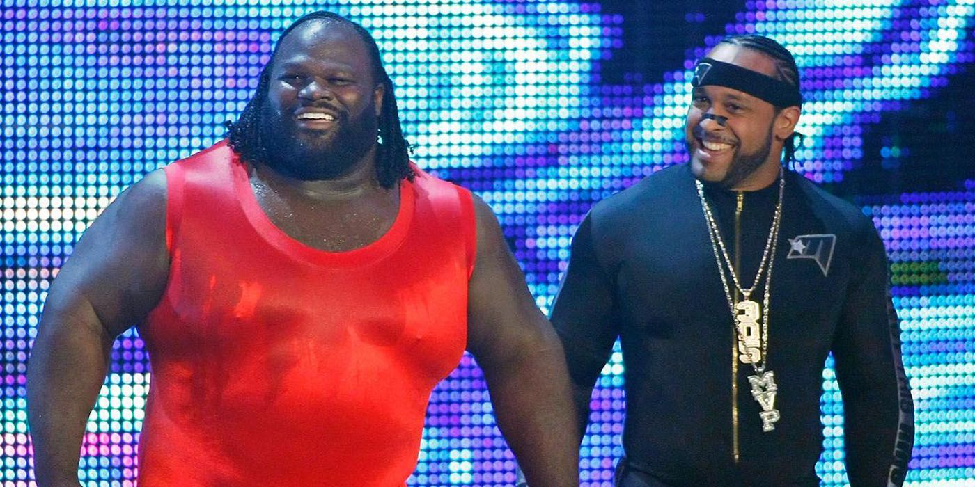 Mark Henry and MVP in WWE.