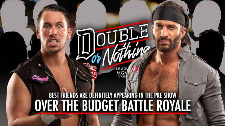best friends aew double or nothing chuck taylor trent over the budget battle royal