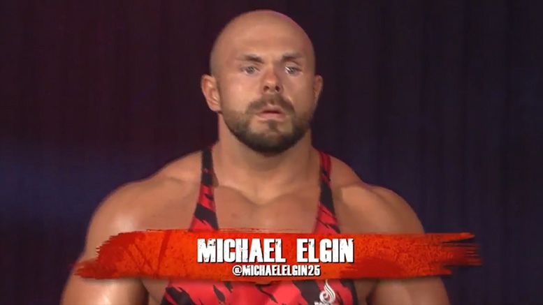 michael elgin impact wrestling debut video brian cage rebellion