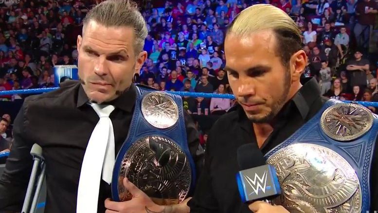 hardy boyz jeff hardy surgery smackdown tag team champions relinquish title
