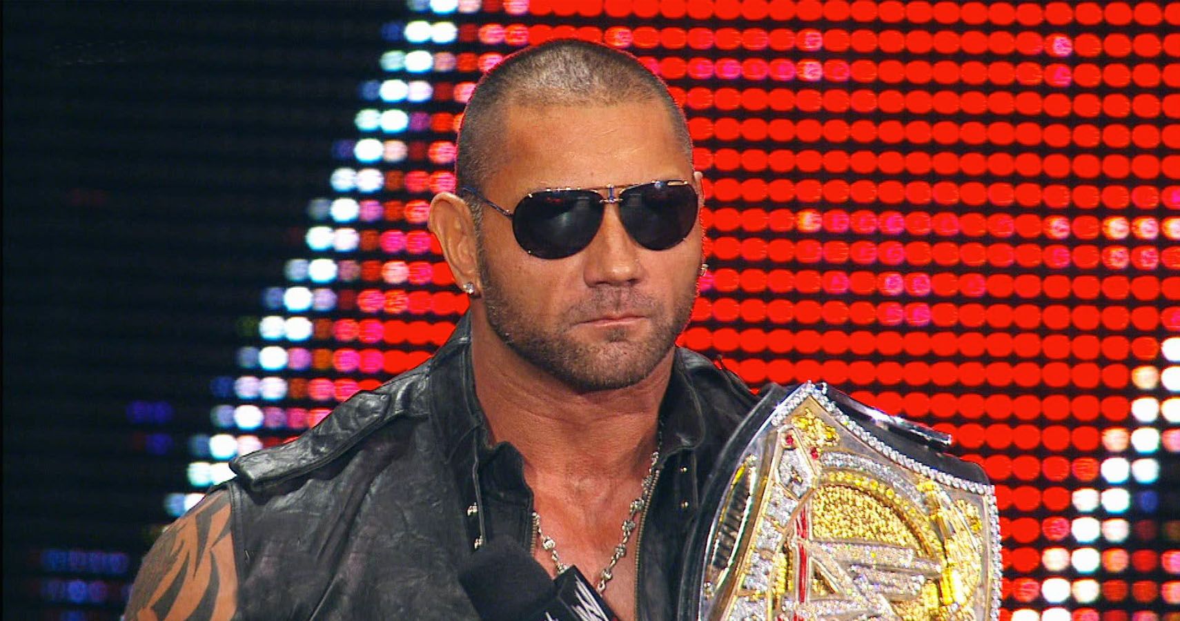 Batista With WWE Championship