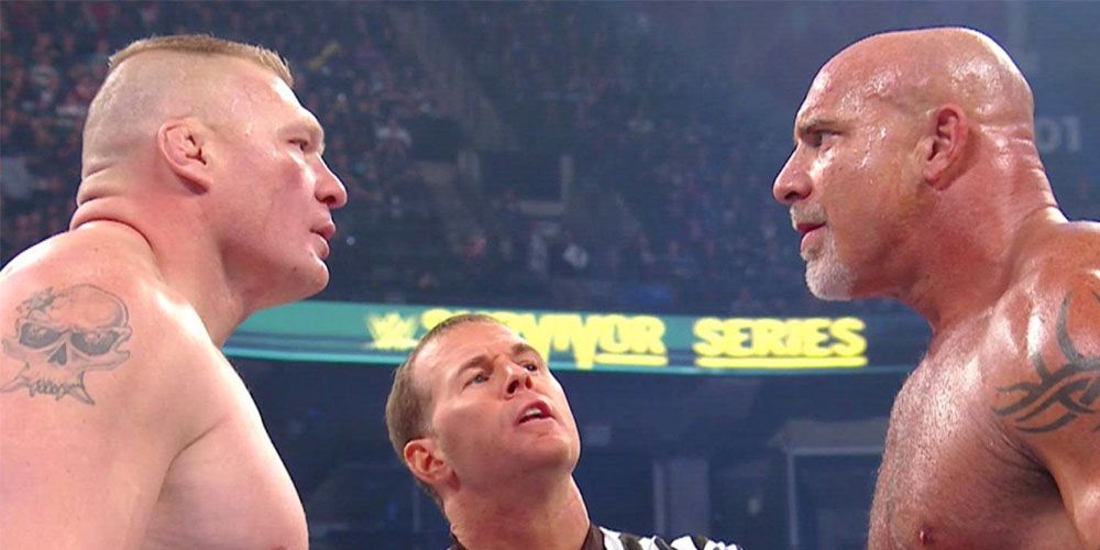 Goldberg Vs Brock Lesnar Survivor Series 2016