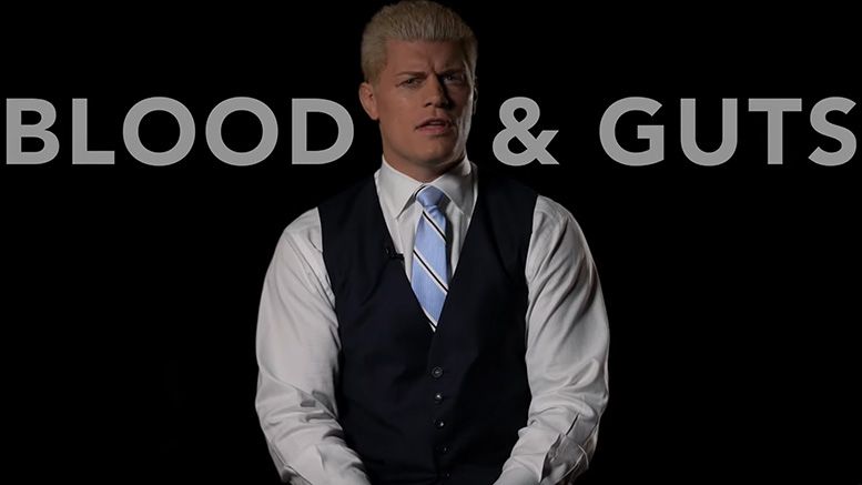 cody rhodes blood and guts vince mcmahon response video