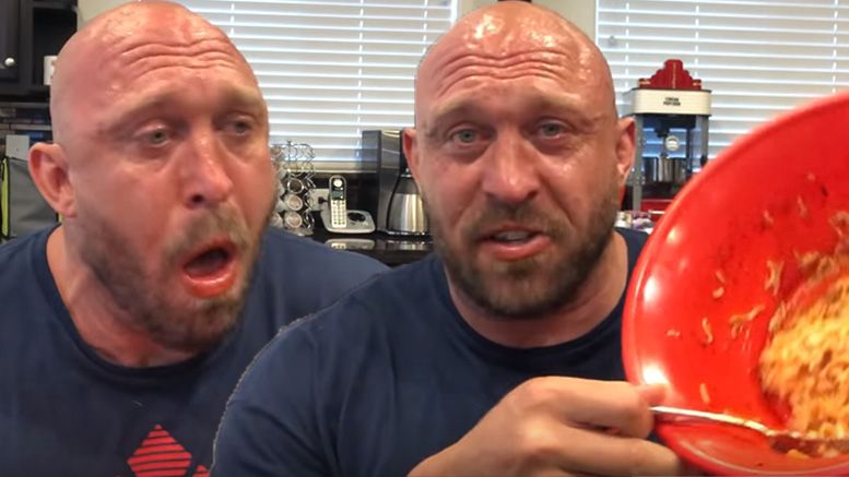 ryback spicy noodle challenge youtube channel food