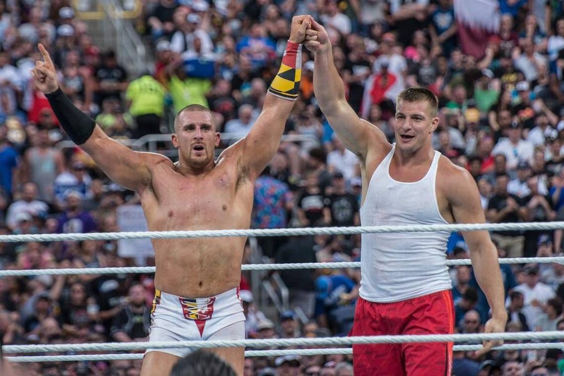 Rob Gronkowski, ex-New England Patriots star, makes WWE debut