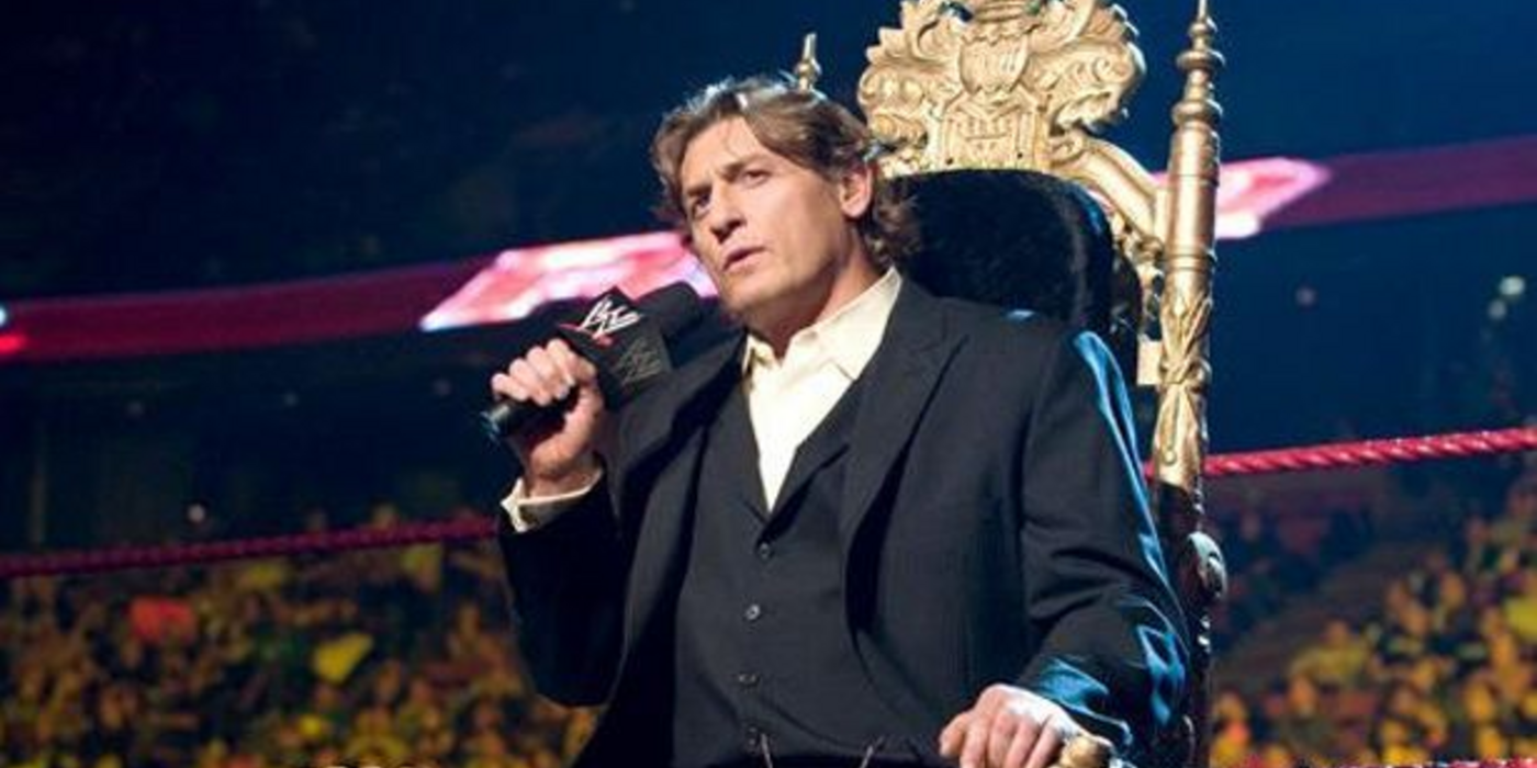 William Regal on the King of the Ring chair