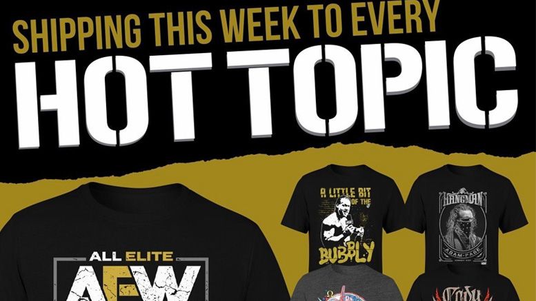 aew all elite wrestling hot topic deal dynamite
