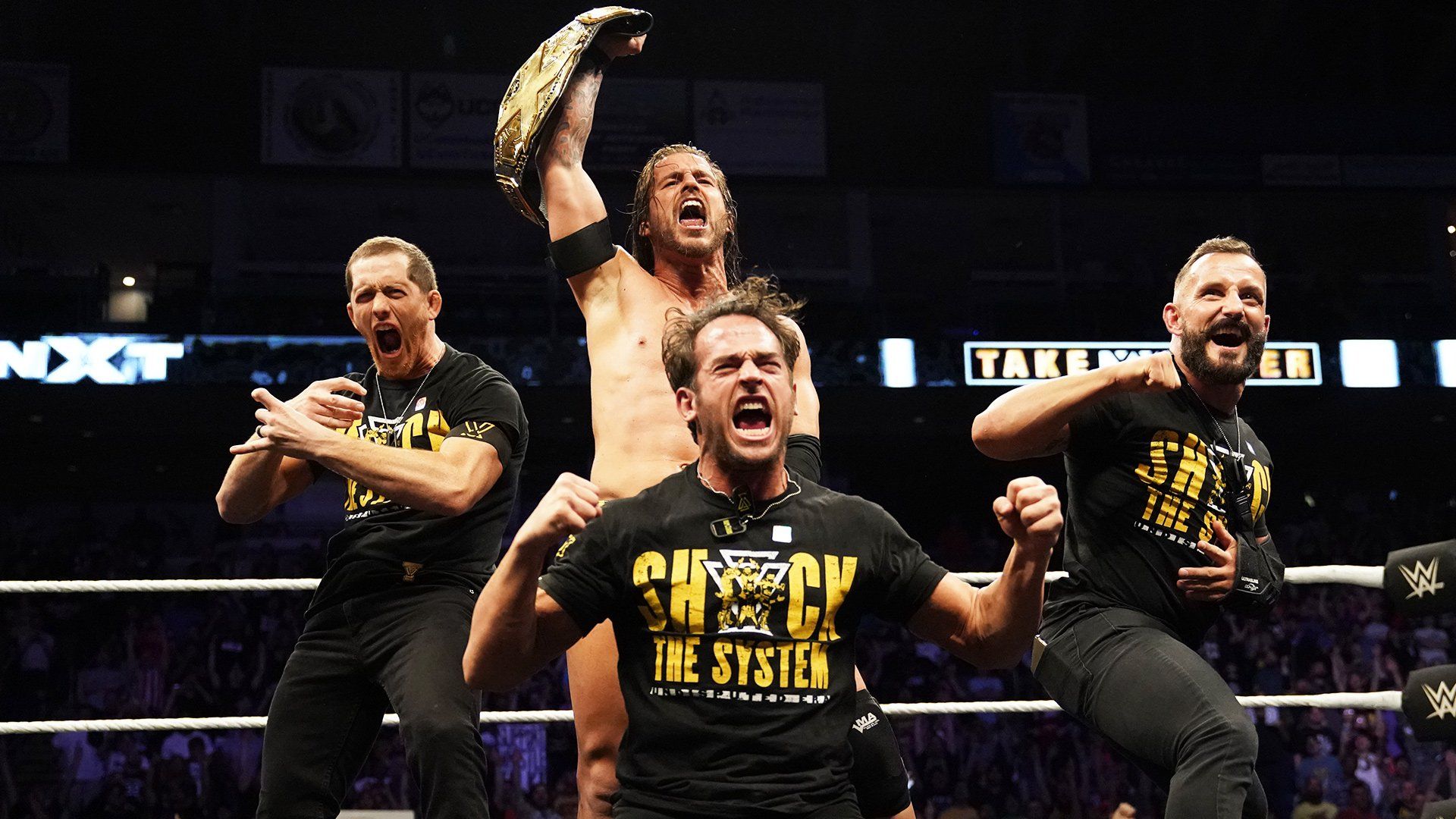 The Undisputed Era after NXT TakeOver XXV