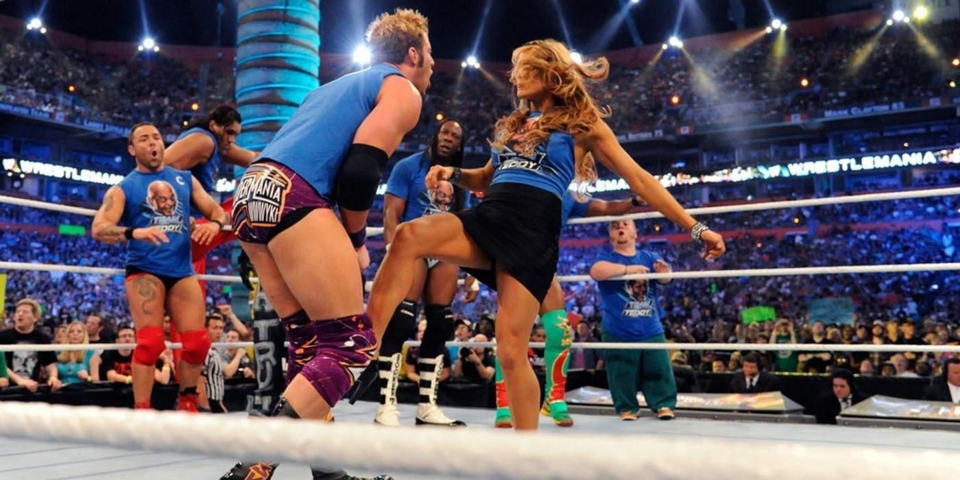 Zack Ryder and Eve at WrestleMania28