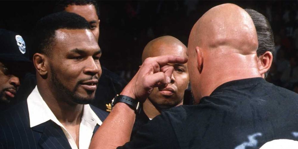 Mike Tyson and Stone Cold face off