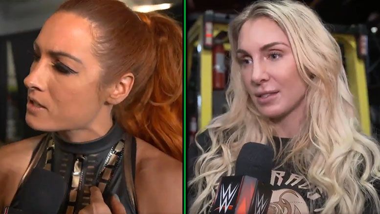 Becky Lynch and Charlotte Flair were attacked on Raw tonight by members of ...