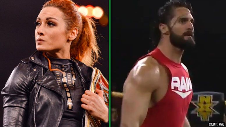 becky lynch seth rollins nxt appearance wwe survivor series raw smackdown surprises invasion