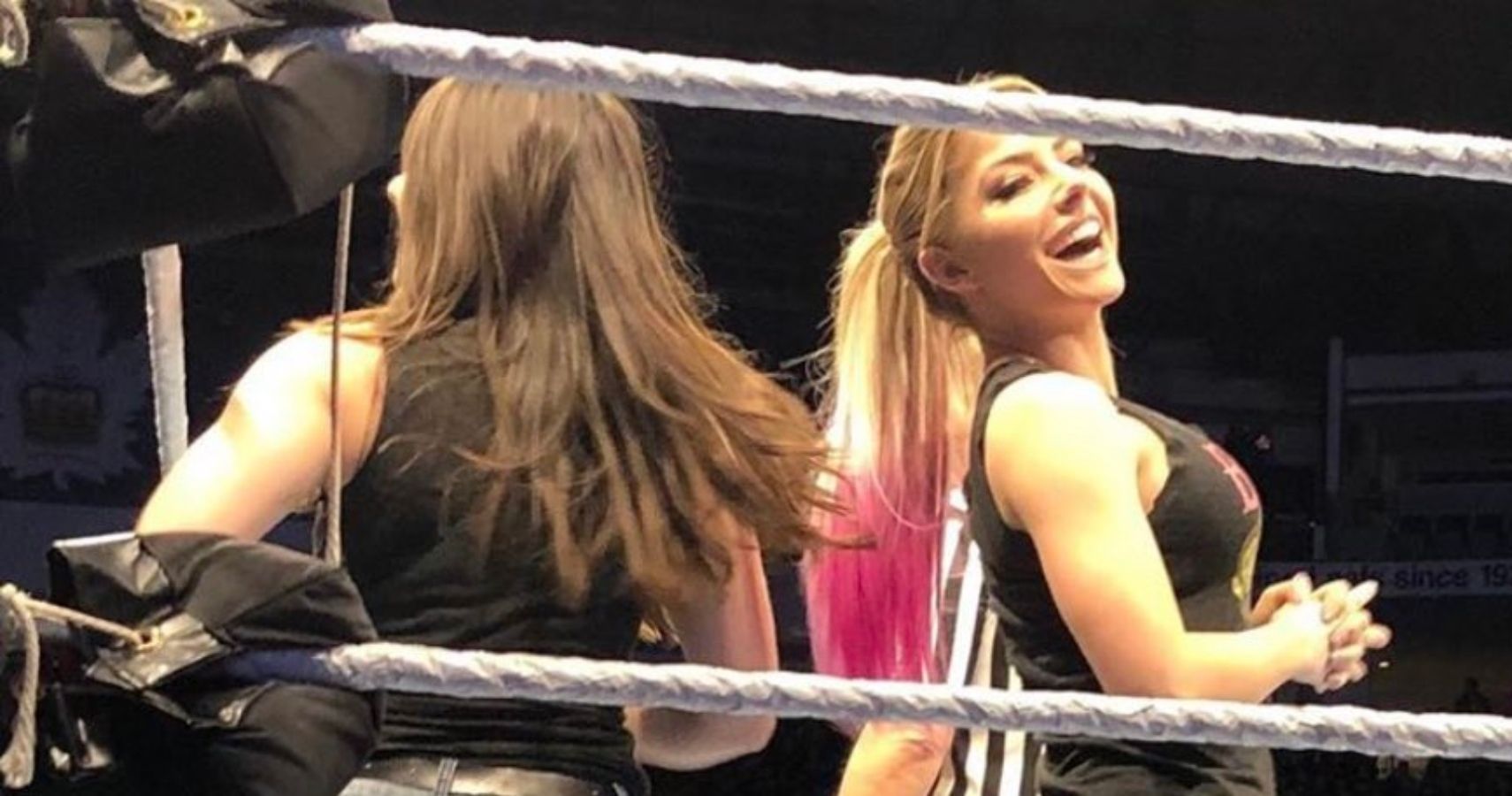 Bliss butt alexa WWE's Alexa