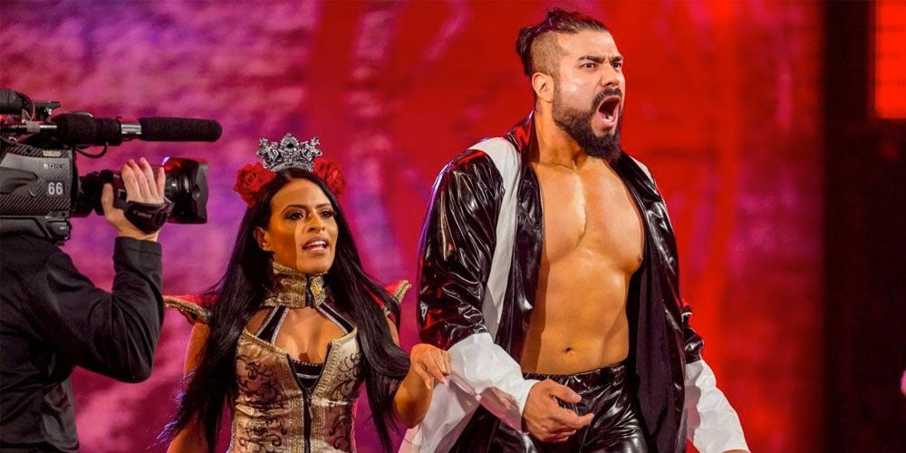 Andrade and Zelina Vega as a pair