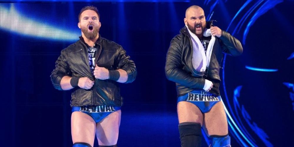 The Revival make their entrance in WWE