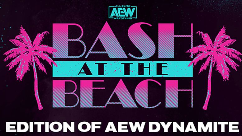 all elite wrestling aew bash at the beach tag team match