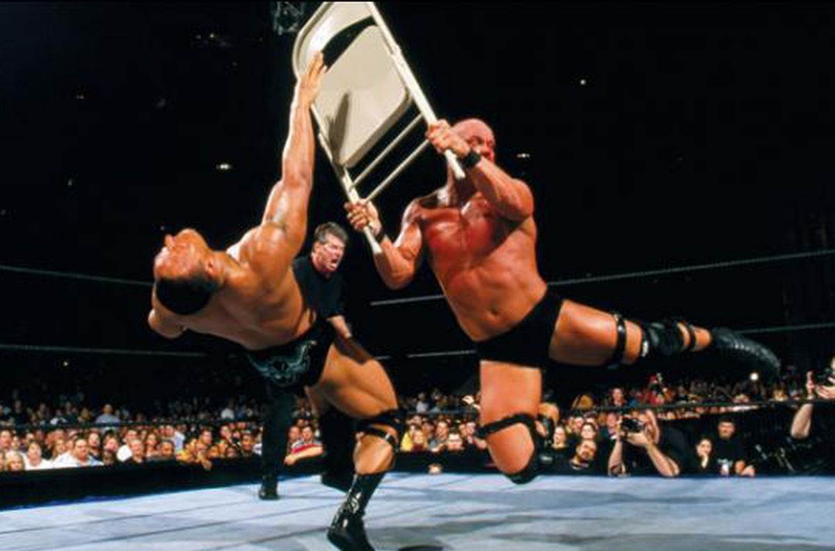Austin vs. Rock at WrestleMania 17