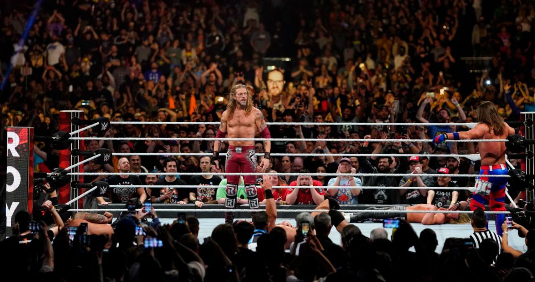Wrestlers React To Edge S Shocking Royal Rumble Return Wrestlers React To Edge S Shocking Royal Rumble Return