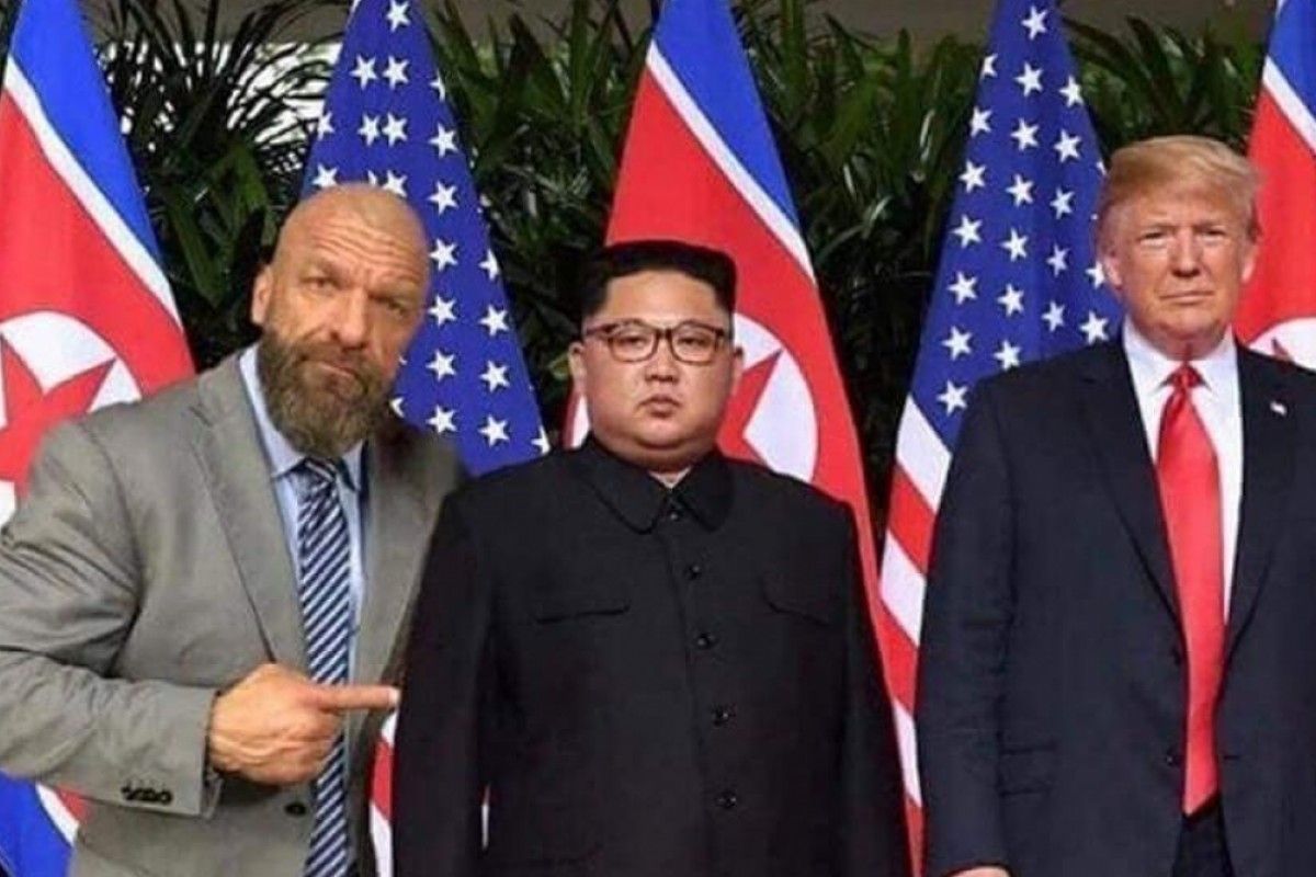 Triple H Kim Jong Un Trump
