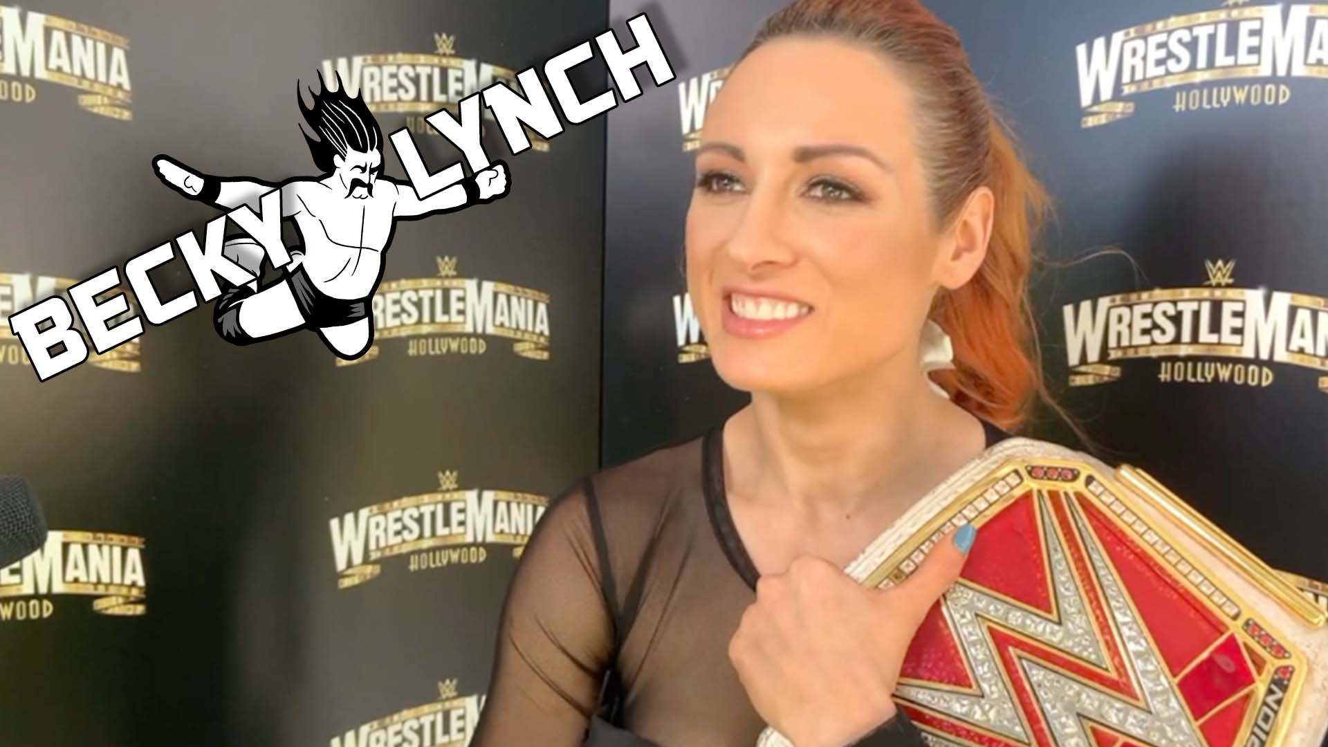 becky lynch wwe wrestlemania shayna baszler ronda rousey title reign interview