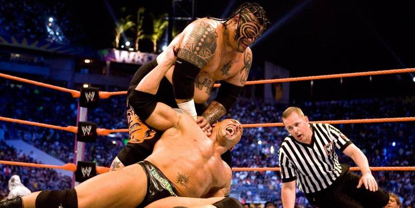 Batista Falling Ranking Batista's WrestleMania Matches From Worst To Best