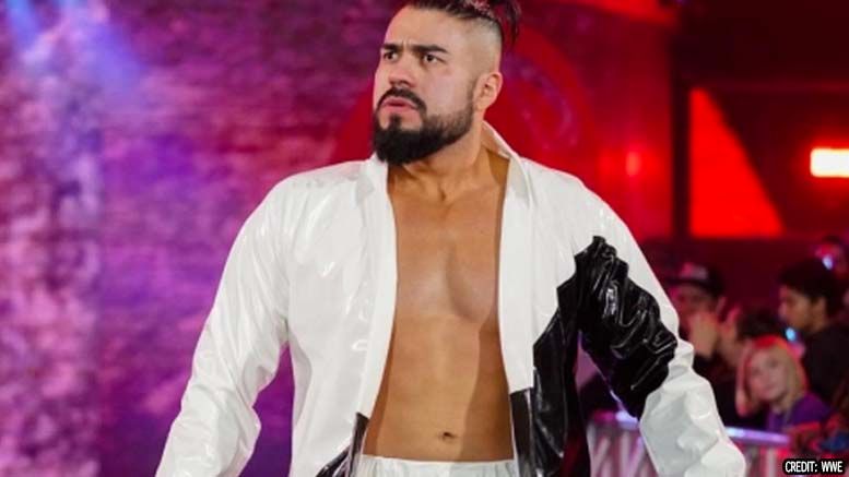 andrade wrestlemania 36 off card injury ribs replacement austin theory