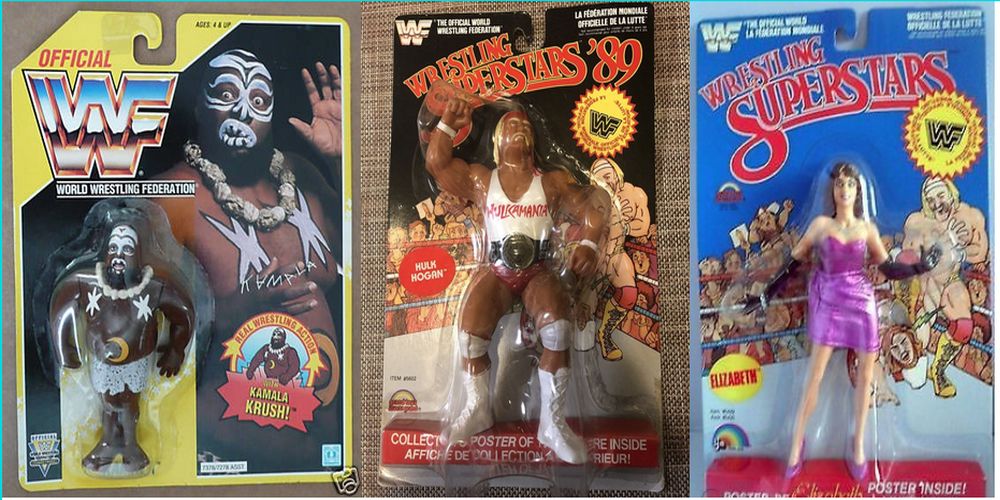 3 x WWF WWE Rétro Wrestling Belt Set Pour Hasbro figures 