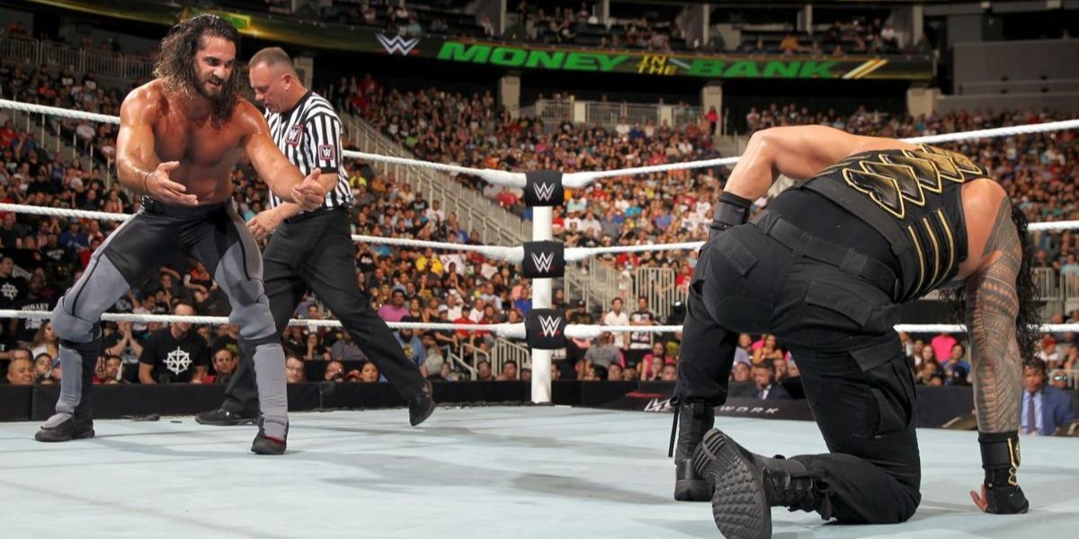 Seth Rollins Vs Roman Reigns WWE Money in the Bank 2016