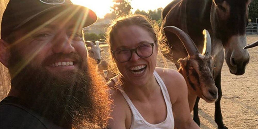 Travis Browne and Ronda Rousey
