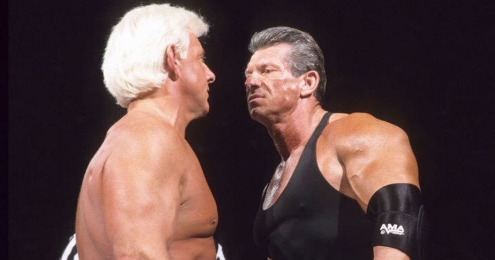 Ric Flair Reveals What A Teary Vince McMahon Said Their 2002 Match 