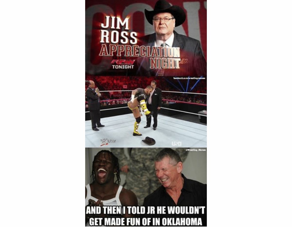 10 Funniest Jim Ross Memes That Have Us CryLaughing