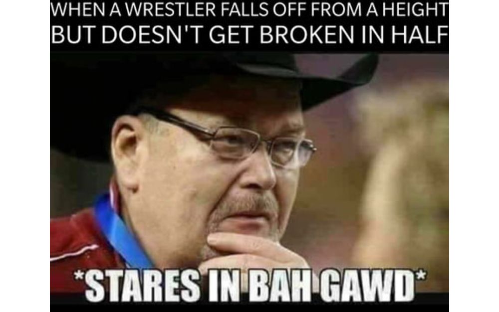 10 Funniest Jim Ross Memes That Have Us CryLaughing