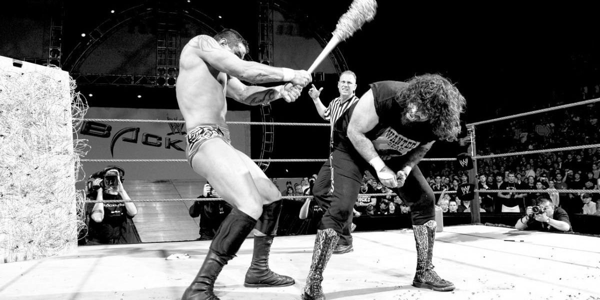 Randy Orton vs Mick Foley Hardcore match