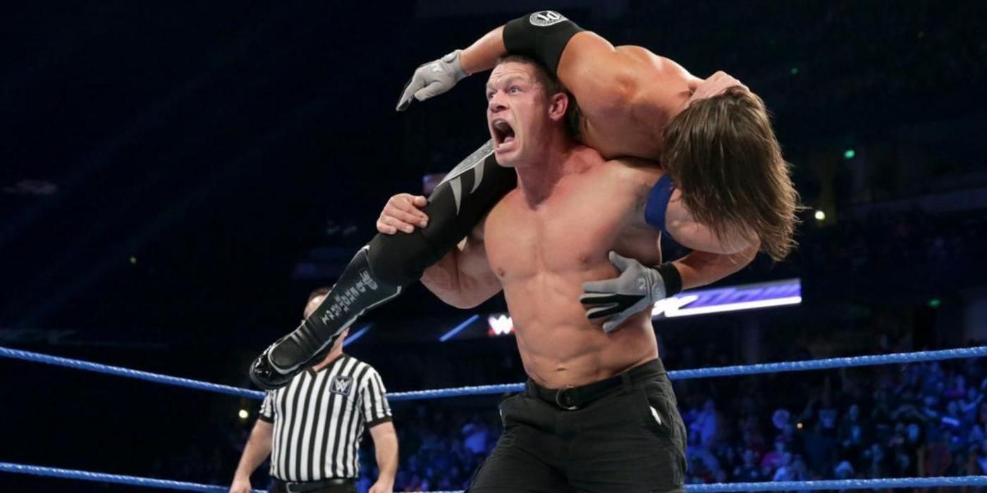 John Cena AJ Styles Bray Wyatt