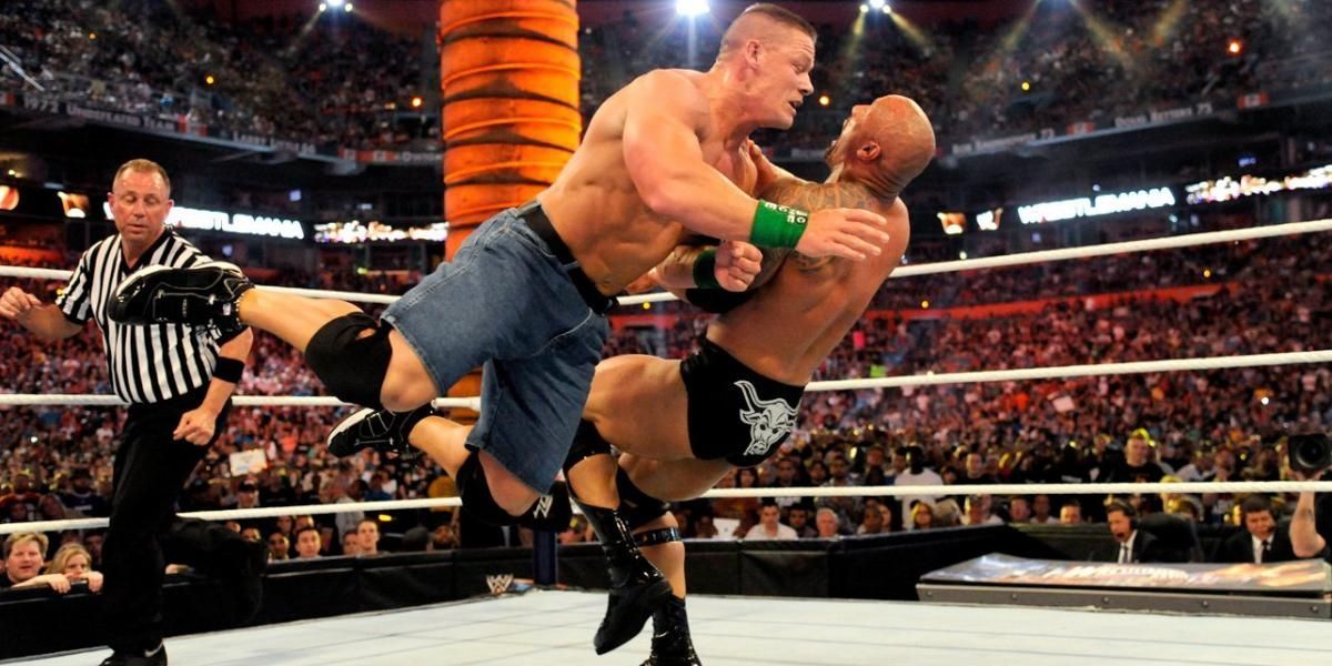 John Cena faces The Rock