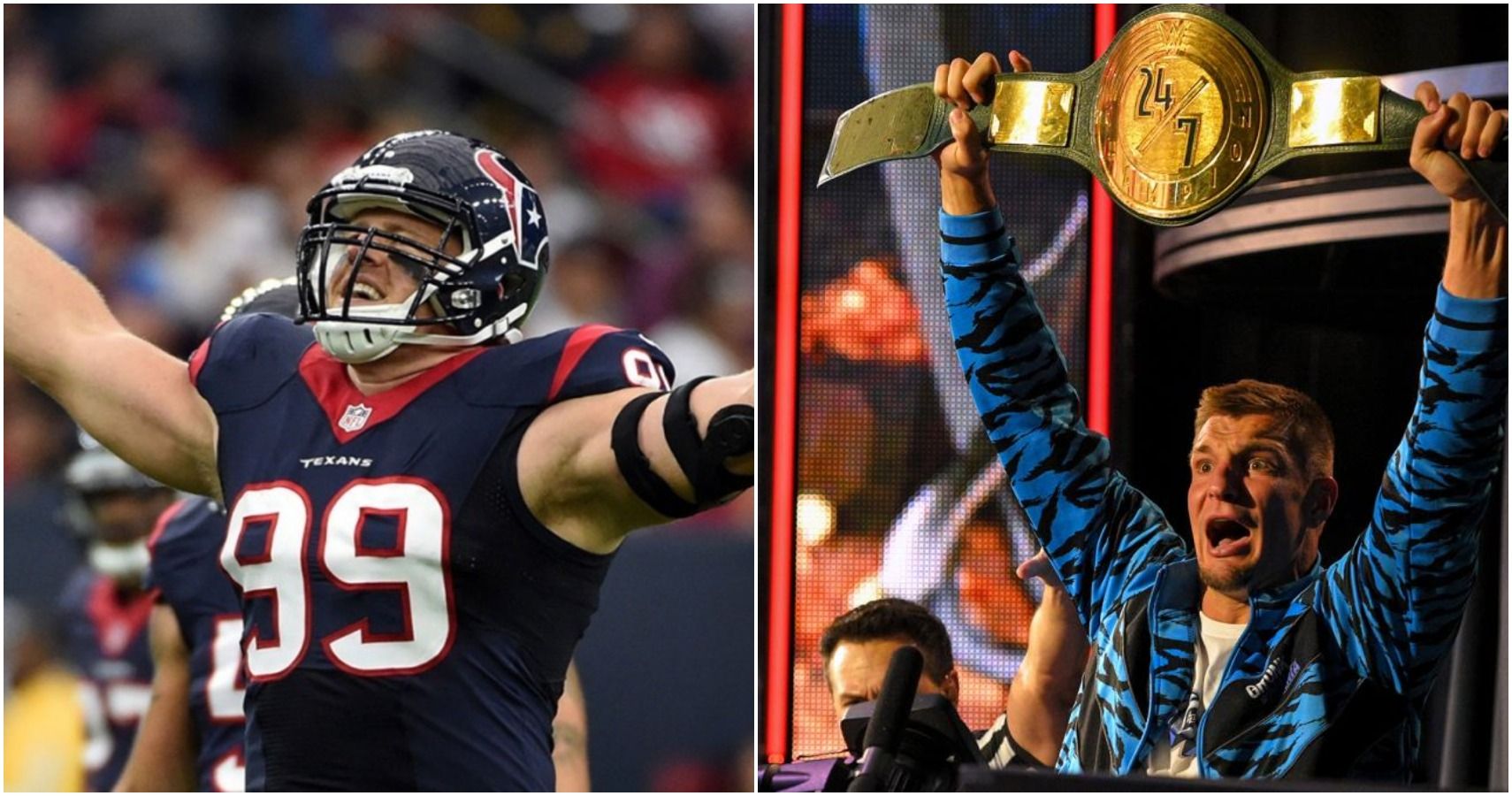 JJ Watt Wants Rob Gronkowski To Defend The WWE 24/7 Championship On NFL  Field - PWMania - Wrestling News