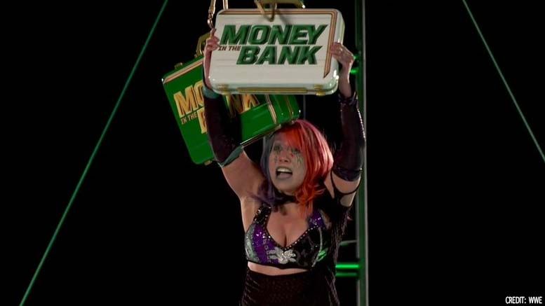asuka wins money in the bank briefcase 2020 wwe headquarters