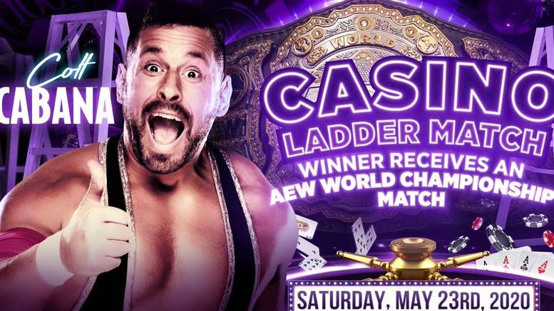 colt cabana casino ladder match aew double or nothing darby allin confirmed
