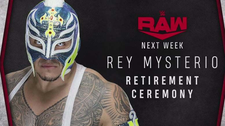 rey mysterio retirement ceremony announced raw wwe