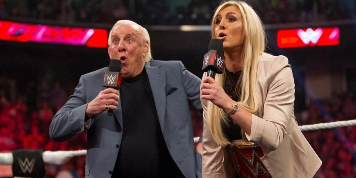 Charlotte and Ric Flair