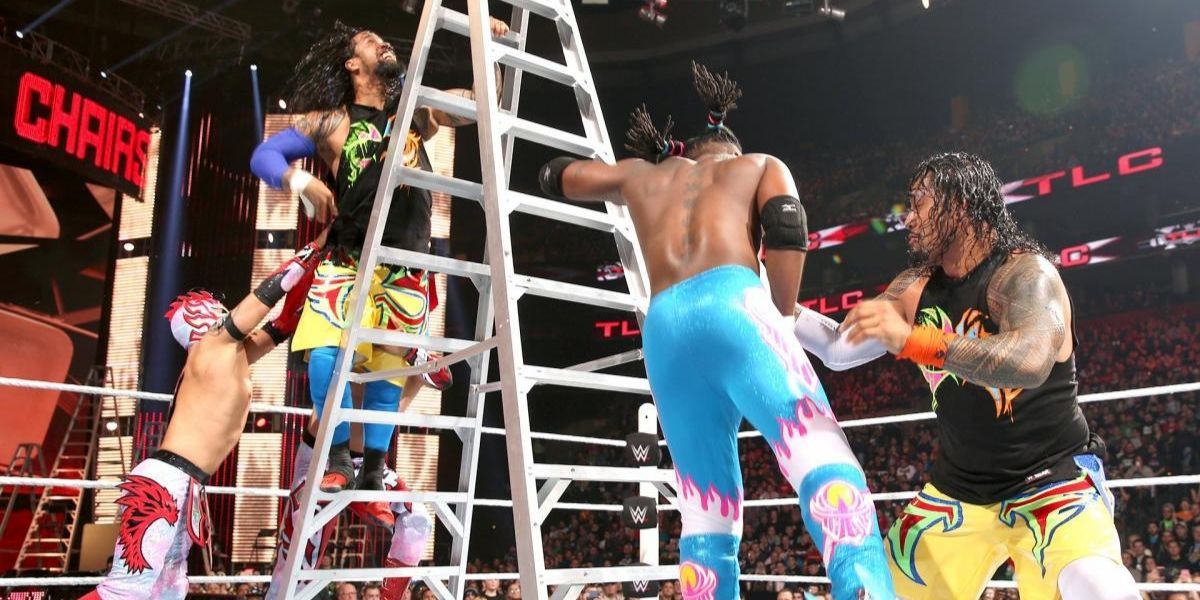WWE Tag Team Championship Ladder Match TLC 2015