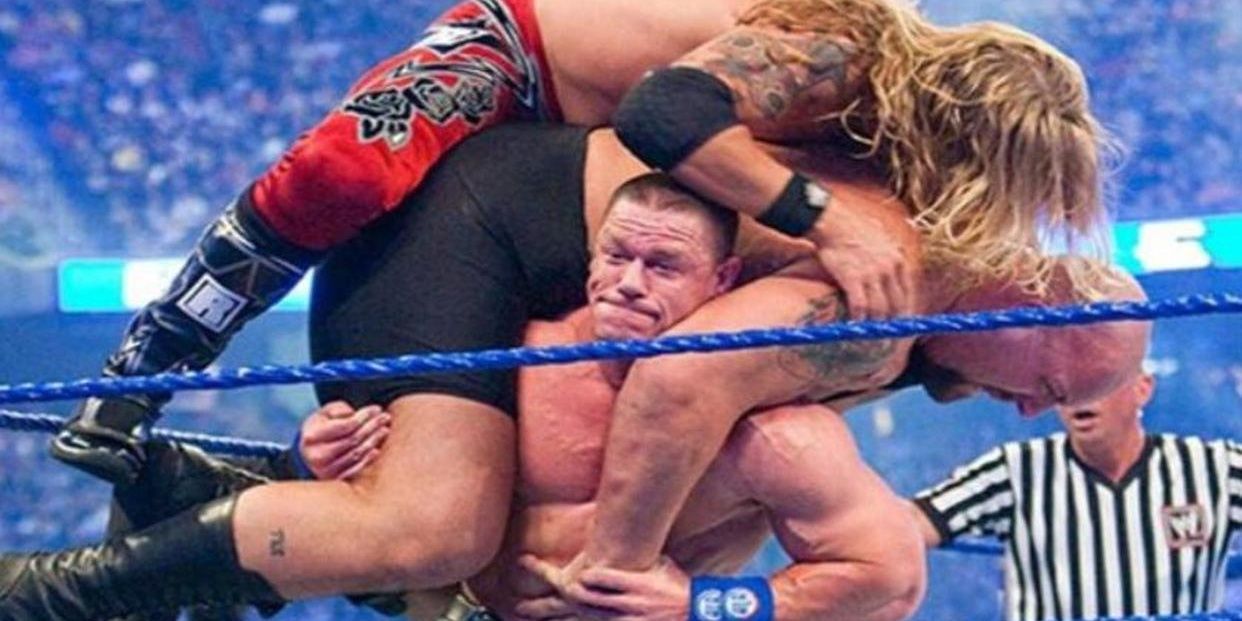 John Cena Lifts Edge And Big Show