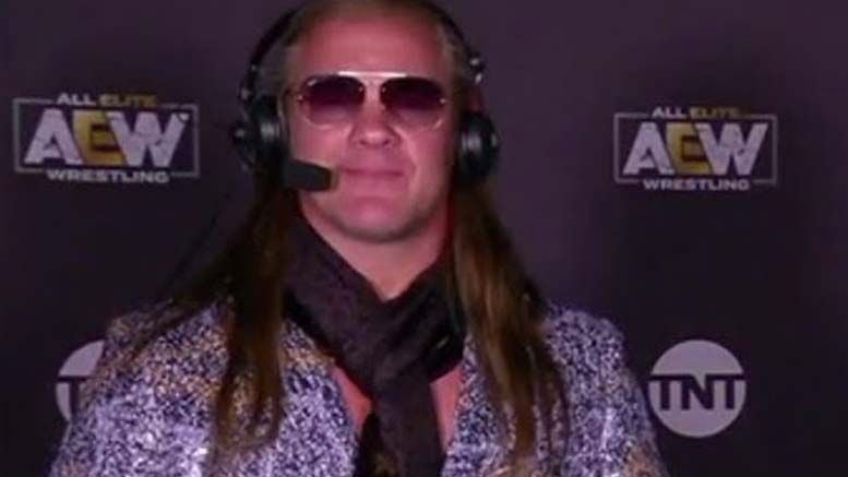 chris jericho commentary night one aew fyter fest