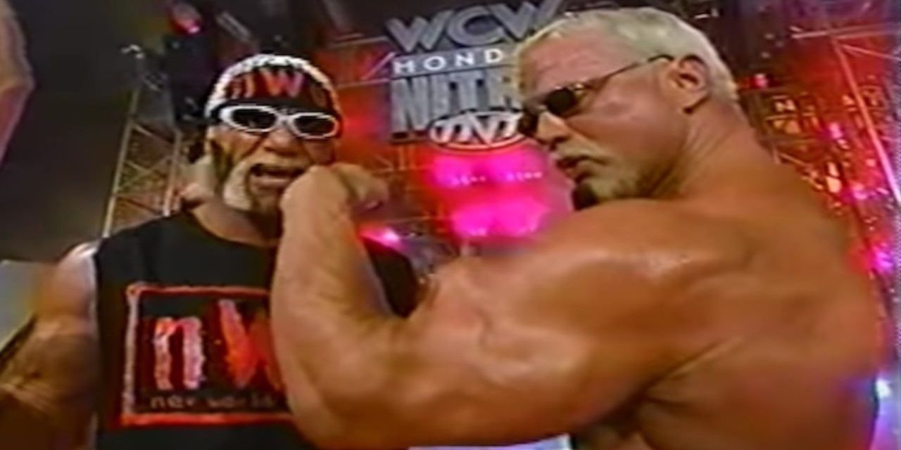 Scott Steiner and Hulk Hogan in WCW