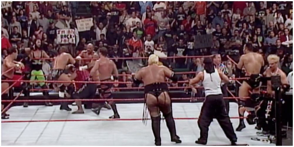 too cool Cactus Jack & The Rock Vs. The Radicalz & Triple & X-Pac