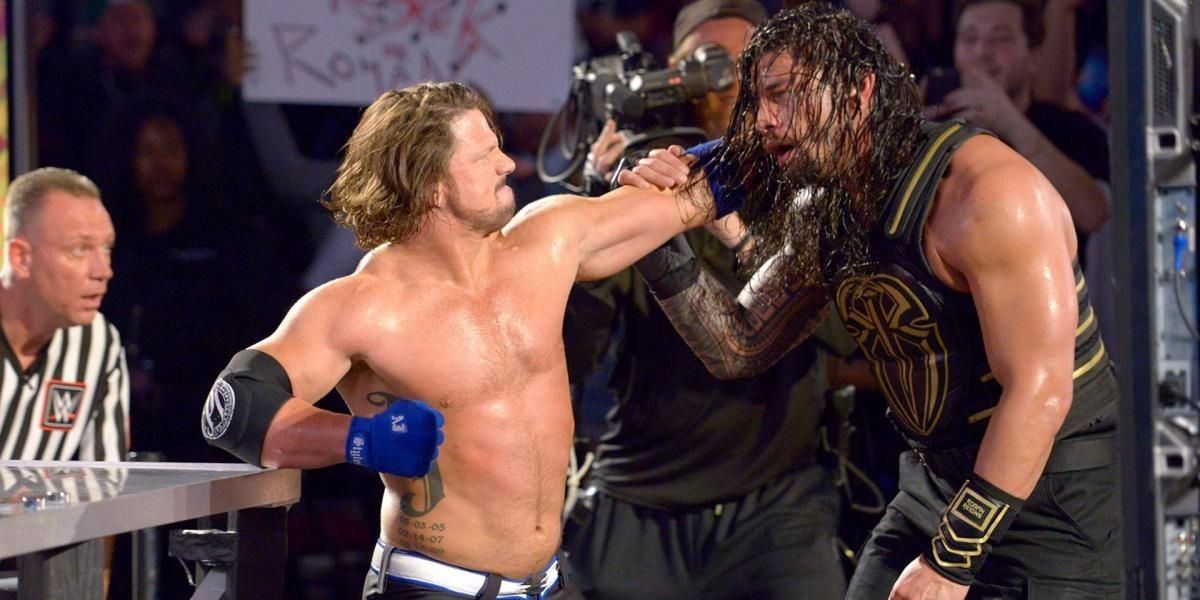 AJ Styles Vs Roman Reigns Extreme Rules